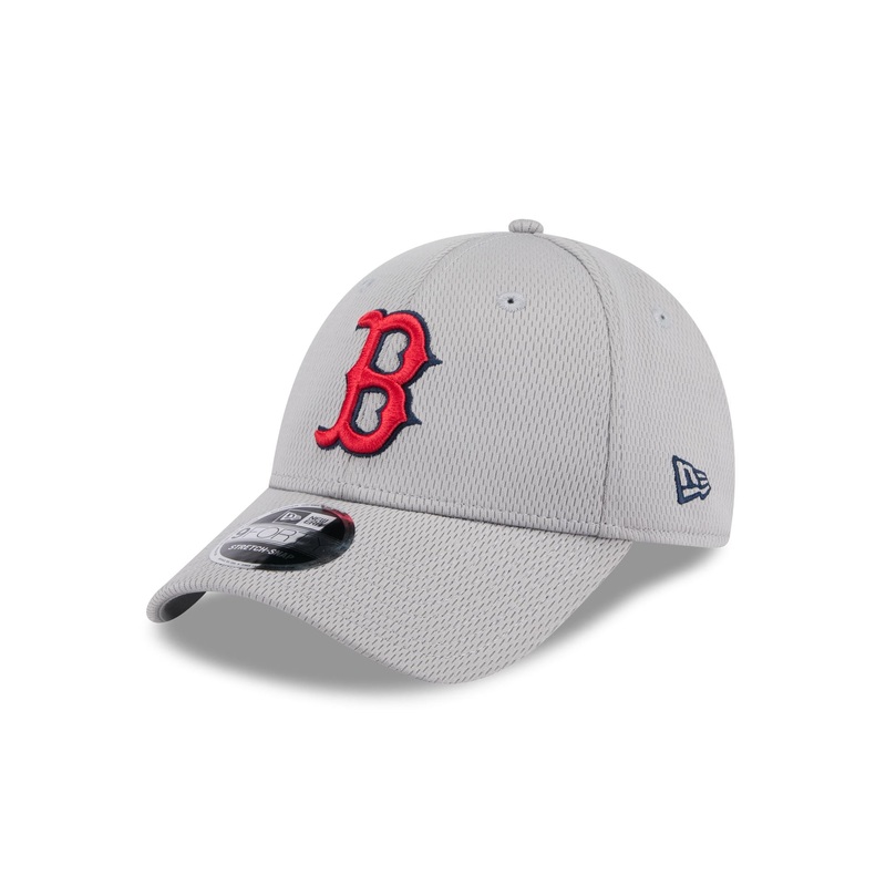 Boston Red Sox Gray 9FORTY Stretch-Snap Hat One Size