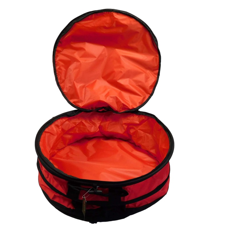 Collapsable Canvas Hat Box Red
