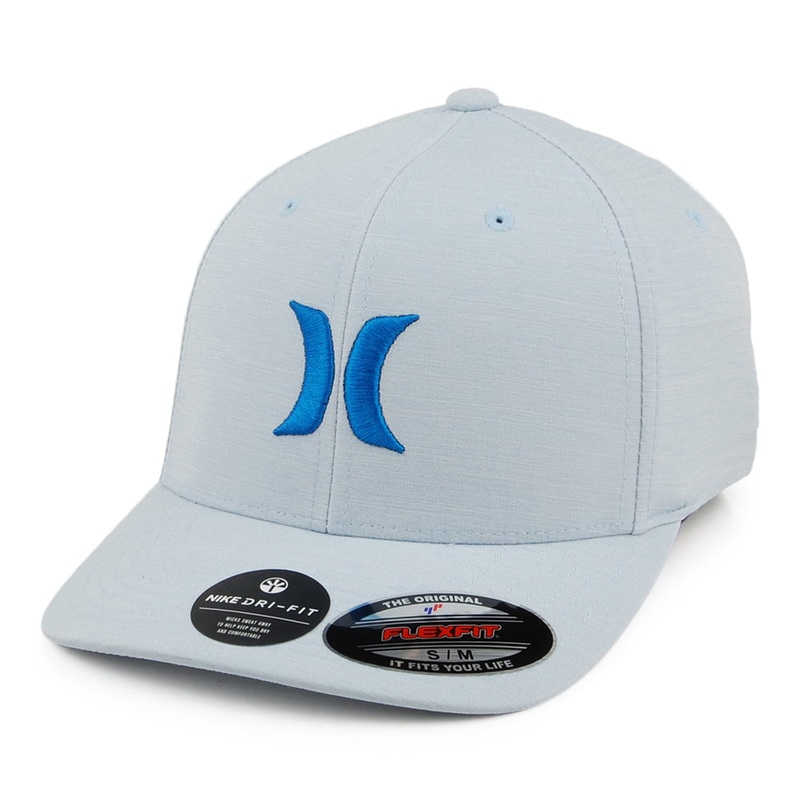 Hurley Hats Dri-Fit Cutback Baseball Cap – Light Blue Small/Medium