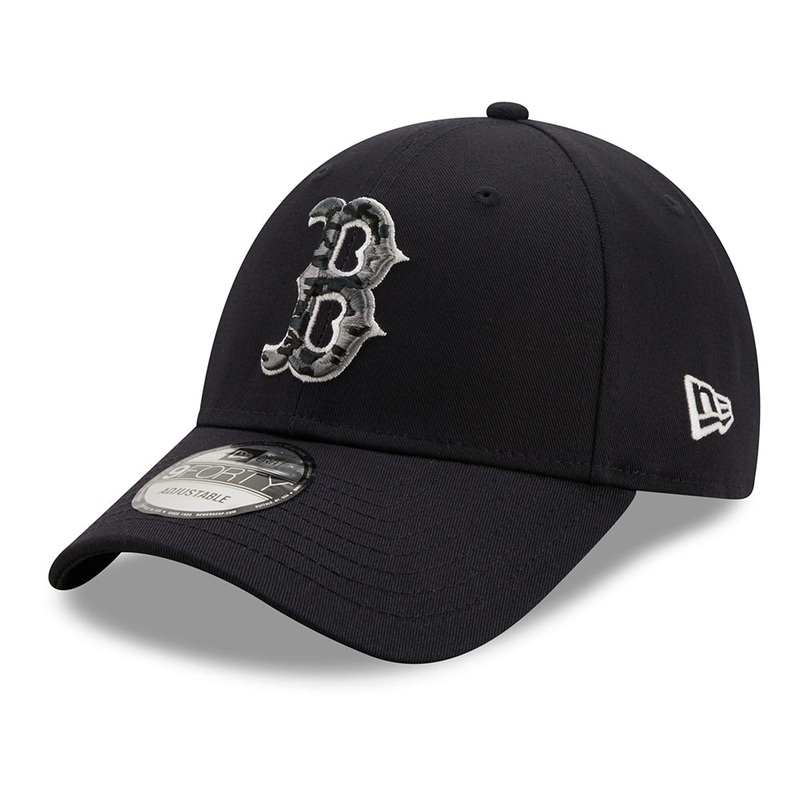 New Era 9FORTY Boston Red Sox Baseball Cap – MLB Camo Infill – Midnight-Camo Adjustable