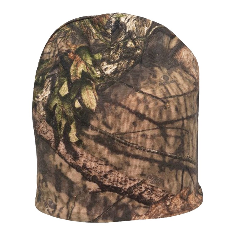 Outdoor Cap CMK405 – Reversible 8″ Knit Camo Cap, Beanie Country DNA/Blaze