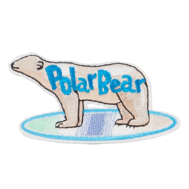 Polar Bear Patches Beige One Size
