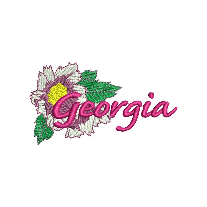 USA State Georgia Flower Default Title One Size