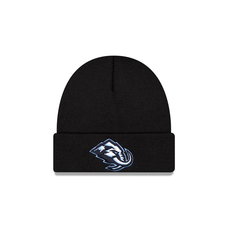 Utah Mammoth Black Cuff Knit Beanie One Size