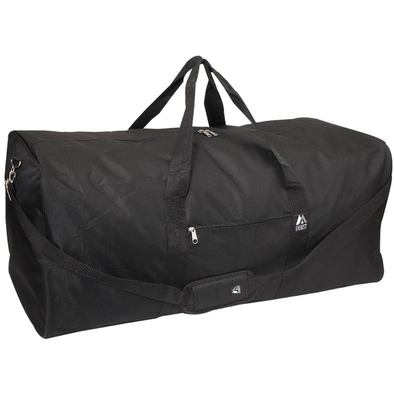 Everest Basic Utilitarian X-Large Gear Duffle Bag 1008XLD Black