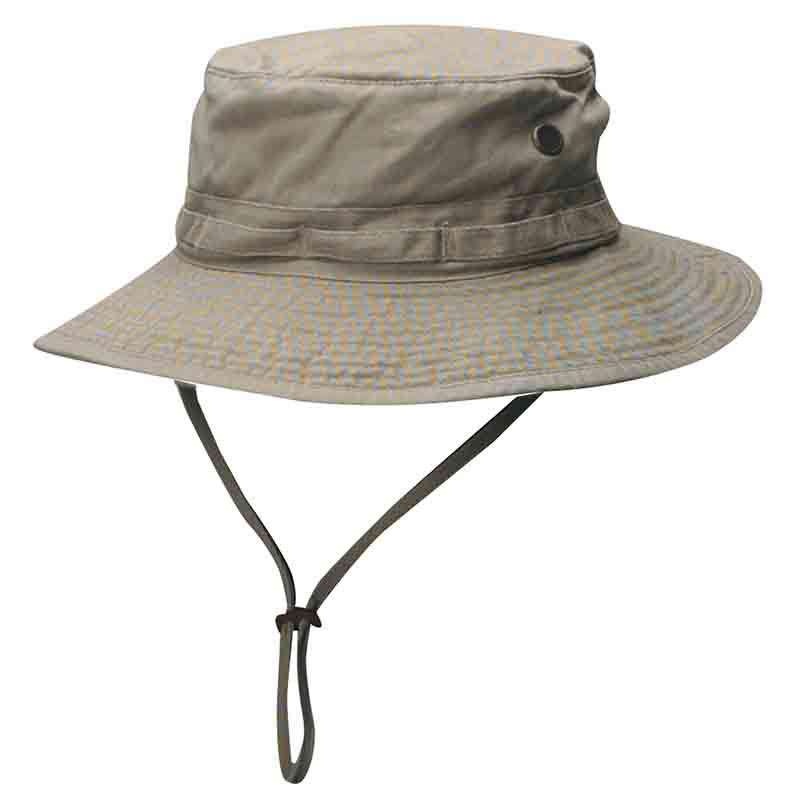 Garment Washed Twill Boonie Hat – DPC Outdoor Hats Khaki Medium