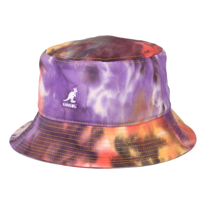 Kangol Tie Dye Bucket Hat – Purple-Pink-Multi S