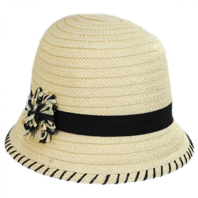 Kiki Toyo Straw Cloche Hat NATURAL ONE SIZE FITS MOST