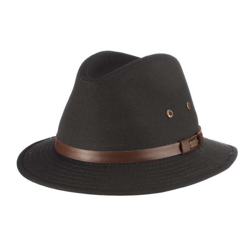 Men’s Safari Style Rain Hat – Stetson Hats Black Medium