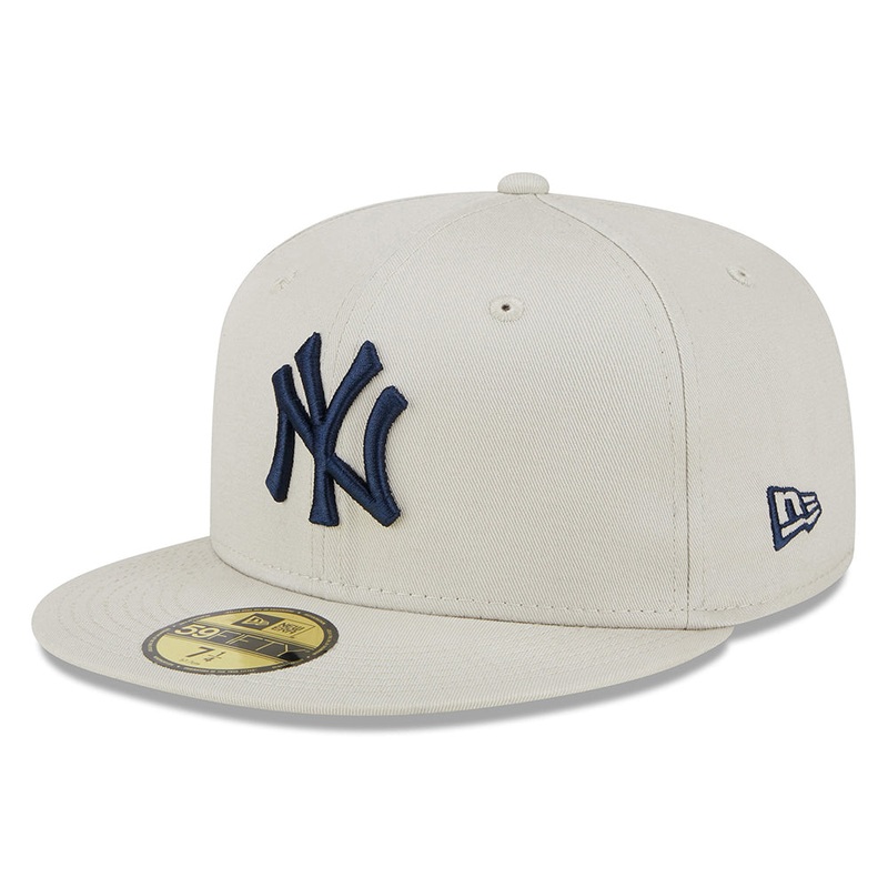 New Era 59FIFTY New York Yankees Baseball Cap – MLB League Essential – Stone-Navy 7