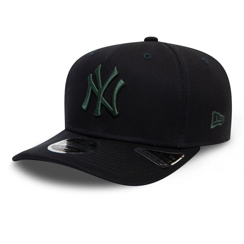 New Era 9FIFTY New York Yankees Snapback Cap – MLB Colour Essential Stretch Snap – Navy-Green Small/Medium