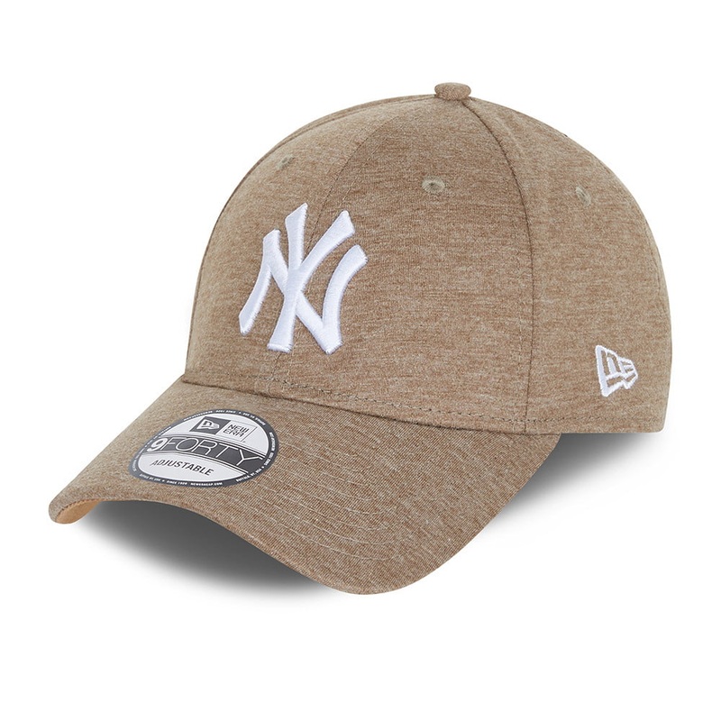 New Era 9FORTY New York Yankees Baseball Cap – MLB Jersey Essential – Wheat Adjustable