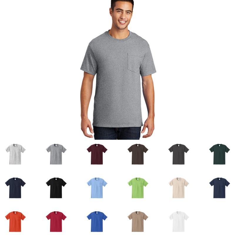 Port & Company PC61P Essential Pocket Tee S