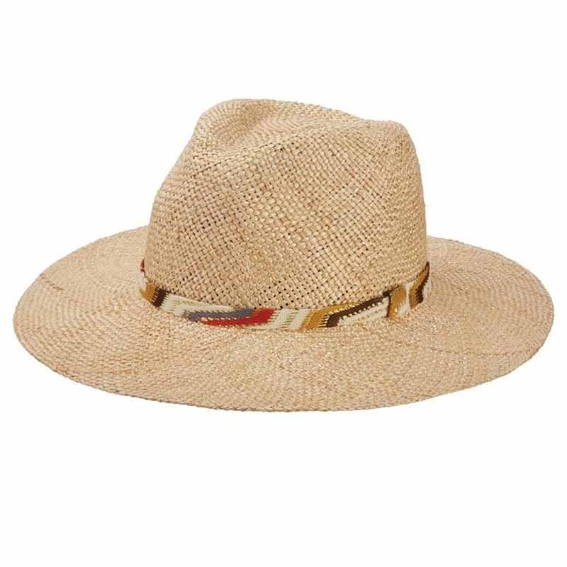 Saltaire Hand Woven Bao Straw Safari Hat – Brooklyn Hats Natural M (57.5 cm)