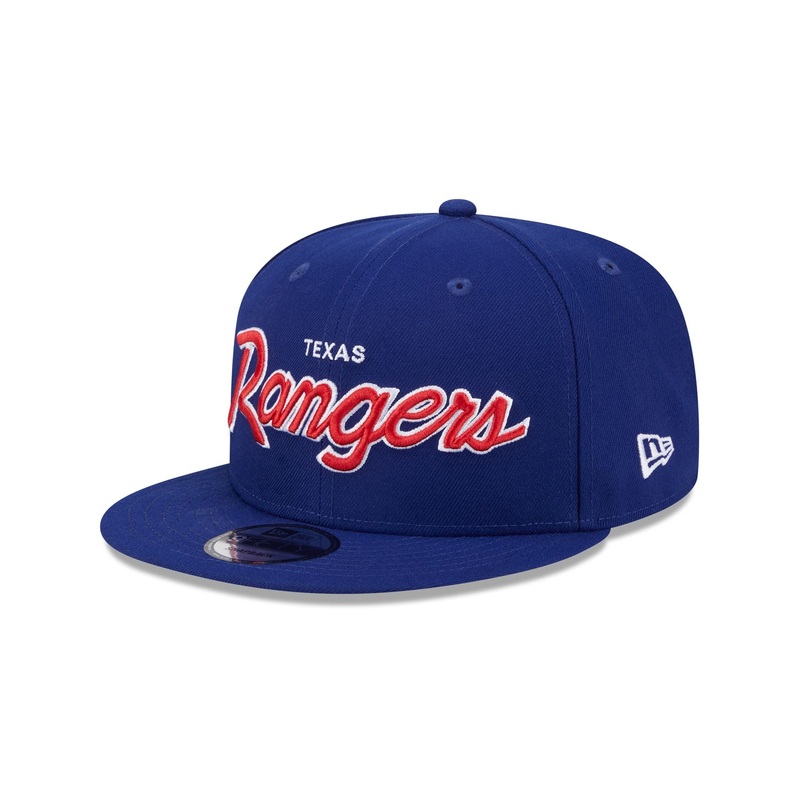 Texas Rangers Wordmark 9FIFTY Snapback Hat One Size