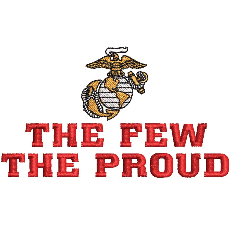 The Few The Proud US Marine Symbol The Few The Proud US Marine Symbol One Size