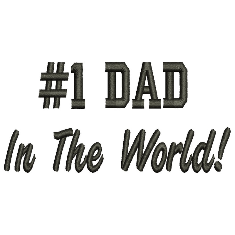 Words of Number 1 Dad In The World Default Title One Size