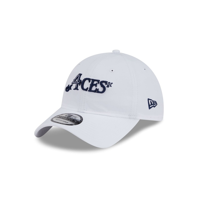 4Aces GC White 9TWENTY Adjustable Hat One Size