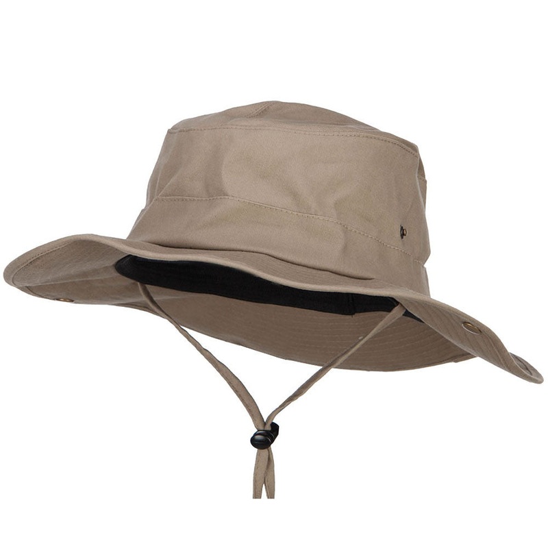 Big Size Fishing Aussie Hat Khaki XL-3XL