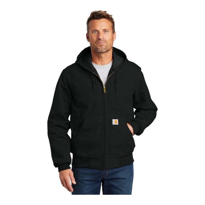 Carhartt CTT106678 Tall Thermal-Lined Duck Active Jac Black LT