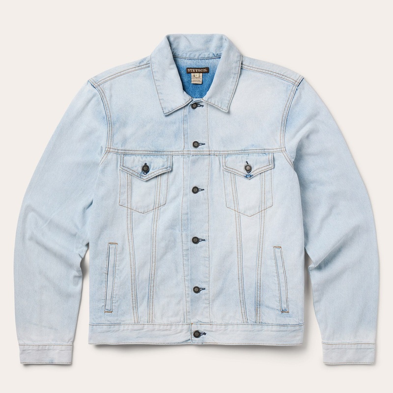 Light Denim Trucker Jacket Blue S