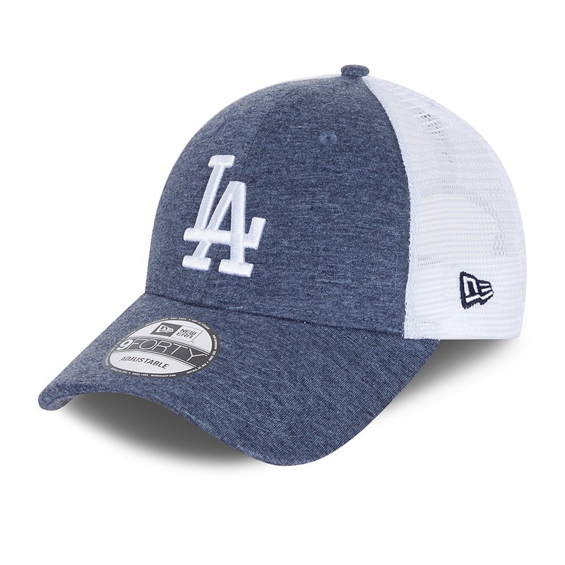 New Era 9FORTY L.A. Dodgers Trucker Cap – MLB Home Field – Navy Heather Adjustable