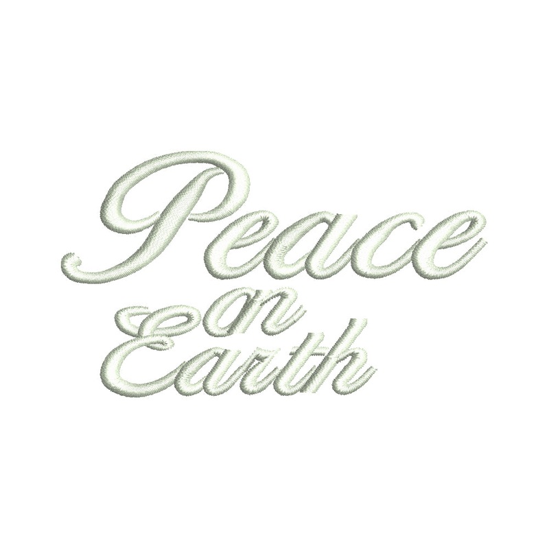 Peace on Earth Calligraphy Default Title One Size