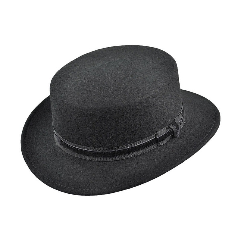 sur la tte Bernadette Boater Hat Black Wholesale Pack Prepack