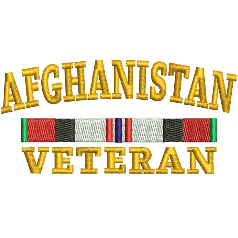 Afghanistan Veteran Ribbon Default Title One Size