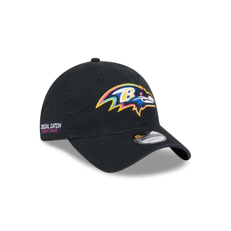 Baltimore Ravens 2024 Crucial Catch 9TWENTY Adjustable Hat One Size
