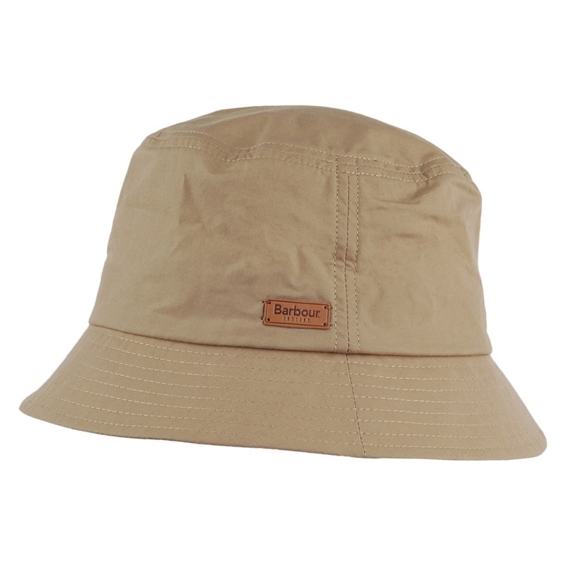 Barbour Hats Irvine Light Wax Bucket Hat – Khaki S