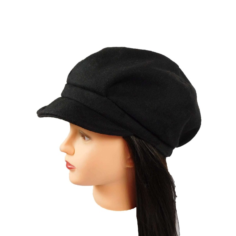 Black Gatsby Cap