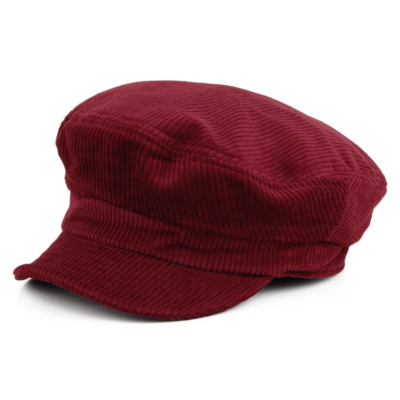 Brixton Hats Unstructured Baker Boy Cap – Maroon Small-56cm