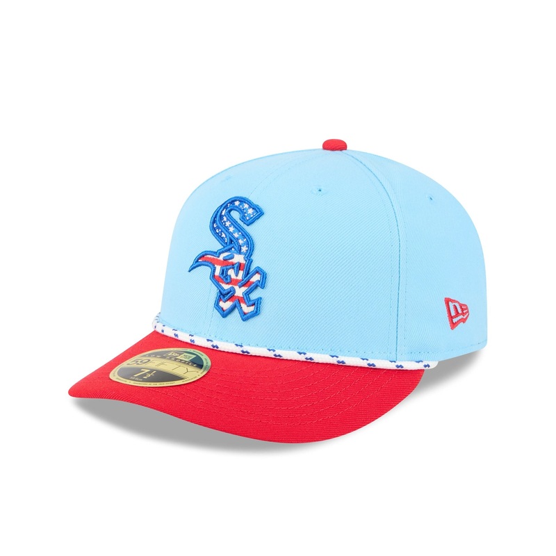 Chicago White Sox Independence Day 2025 Low Profile 59FIFTY Fitted Hat 7