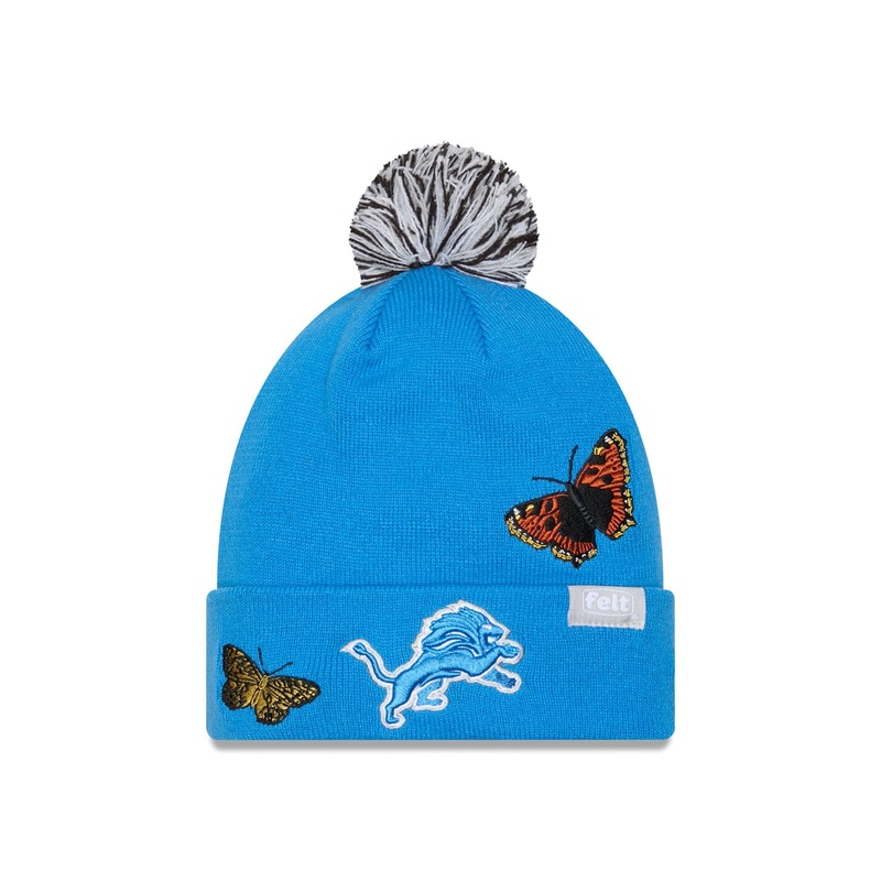 FELT x Detroit Lions Pom Knit Hat One Size