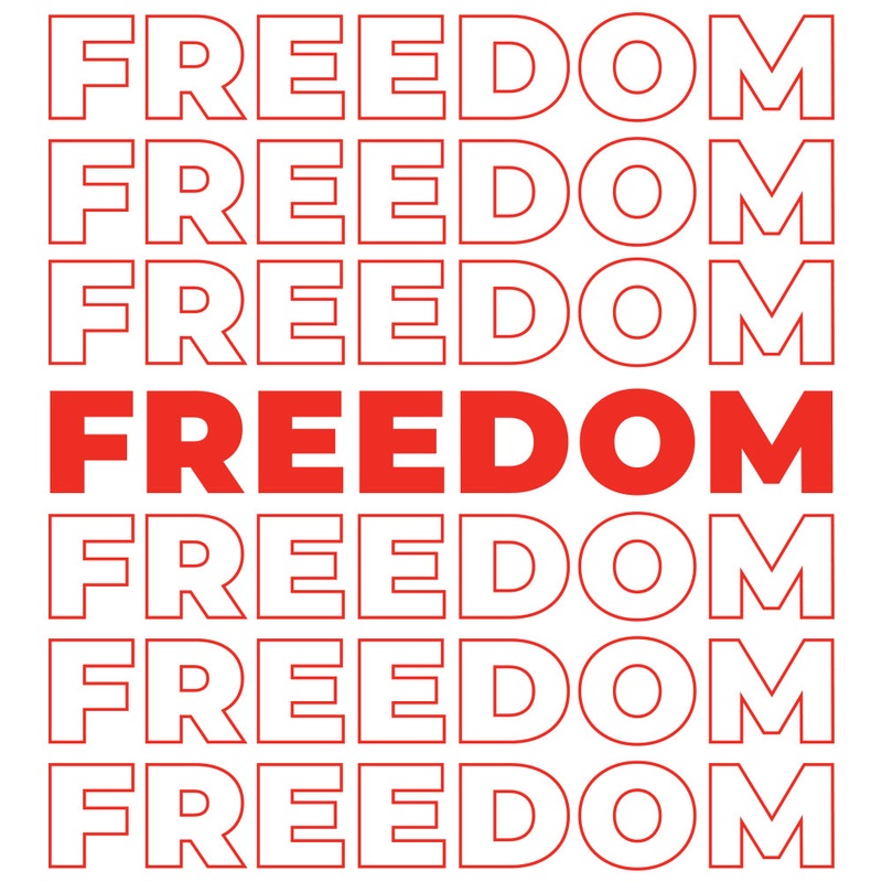 Freedom Tshirt Default Title One Size