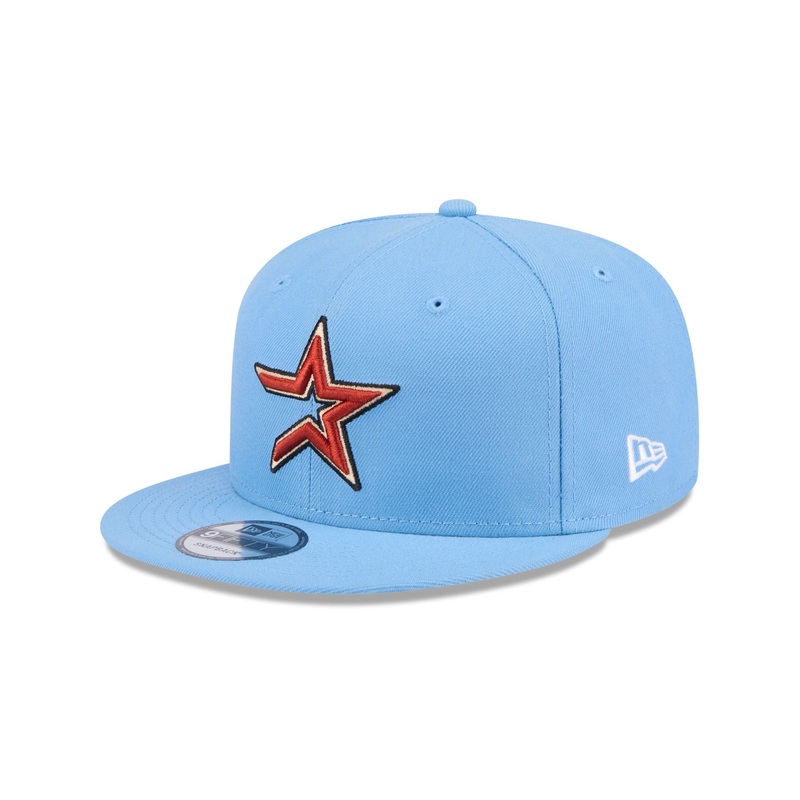 Houston Astros Sky Blue 9FIFTY Snapback Hat One Size