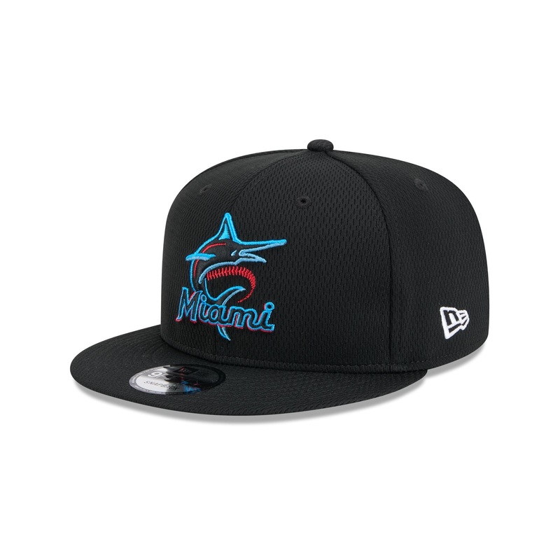 Miami Marlins 2025 Clubhouse Alt 9FIFTY Snapback Hat One Size