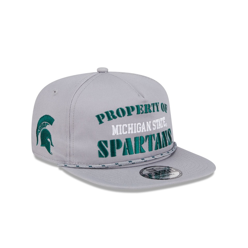 Michigan State Spartans Vintage Gray Rope Golfer Hat One Size