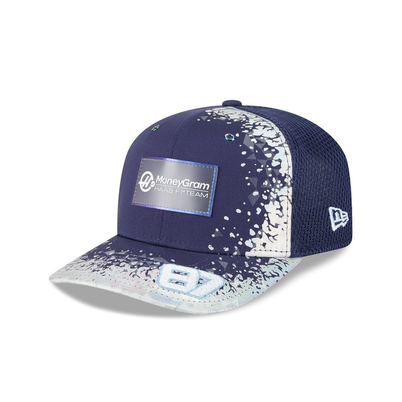 MoneyGram Haas F1 Team 2025 Las Vegas Race Special Oliver Bearman 9SEVENTY Trucker Hat One Size