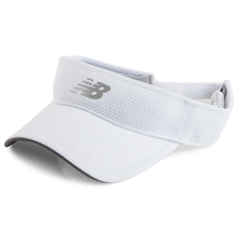 New Balance Hats Performance Classic Sun Visor – White 1-Size