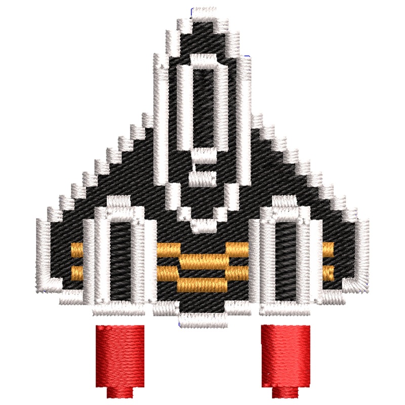 Pixel Rocket Ship Pixel Rocket Ship One Size