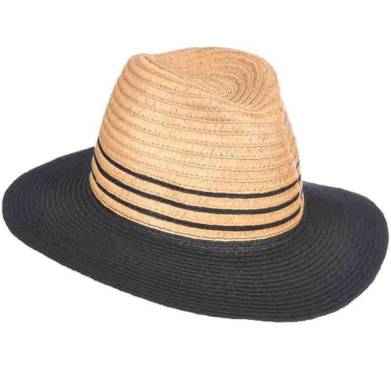Striped Band Braid Safari Hat – Tropical Trends Black