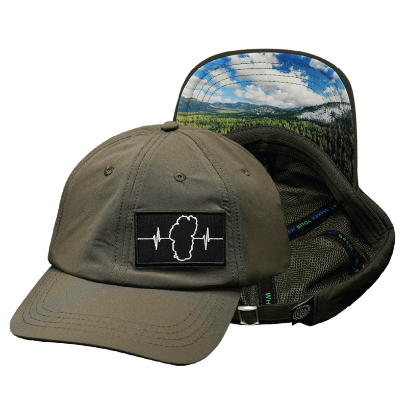 Tahoe Hat – Dad Hat – Olive – Fabric Back