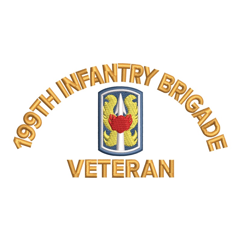 U.S. Army 199th Infantry Brigade Symbol U.S. Army 199th Infantry Brigade Symbol One Size