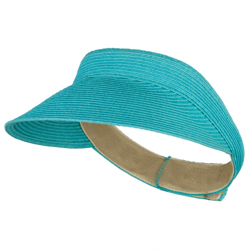 UPF 50+ Crushable Toyo Sun Visor Aqua One Size