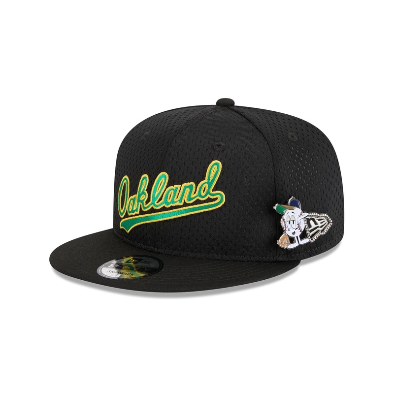 Athletics Post-Up Pin 9FIFTY Snapback Hat One Size