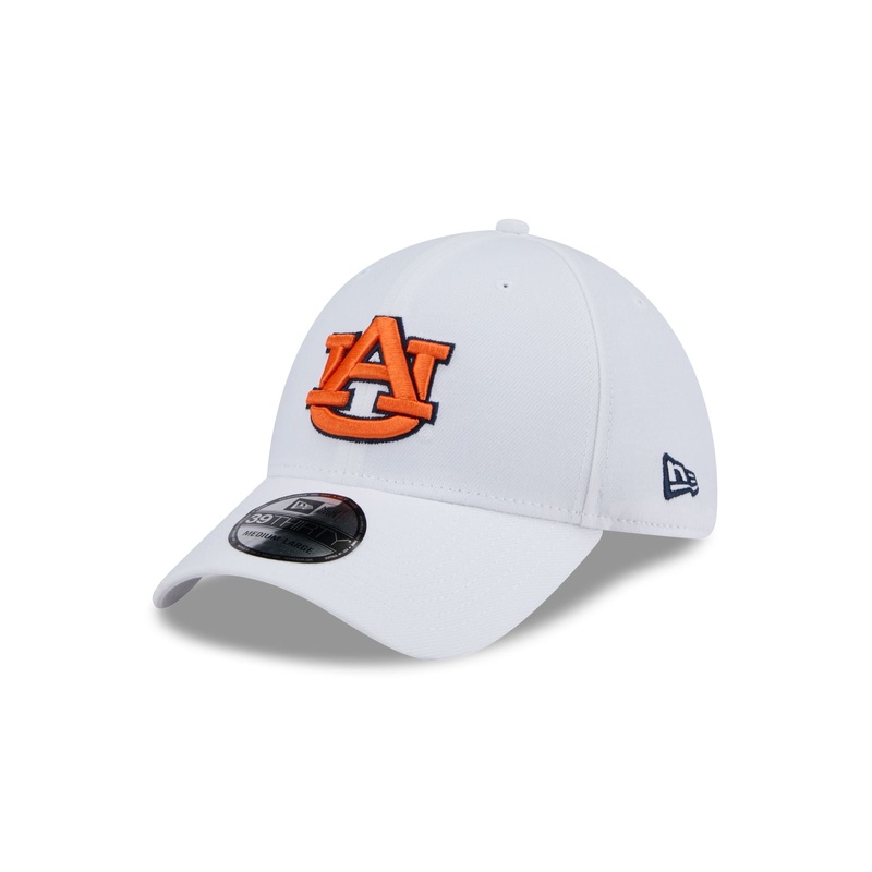 Auburn Tigers Chrome 39THIRTY Stretch Fit Hat S/M