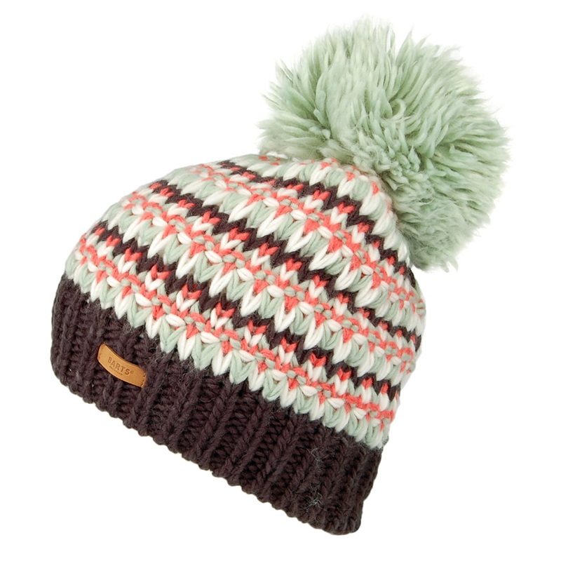 Barts Hats Melapie Bobble Hat – Mint-Navy 1-Size