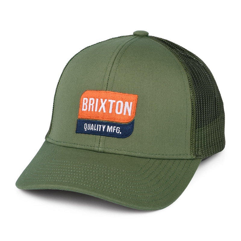 Brixton Hats Scoop X MP Trucker Cap – Olive Adjustable
